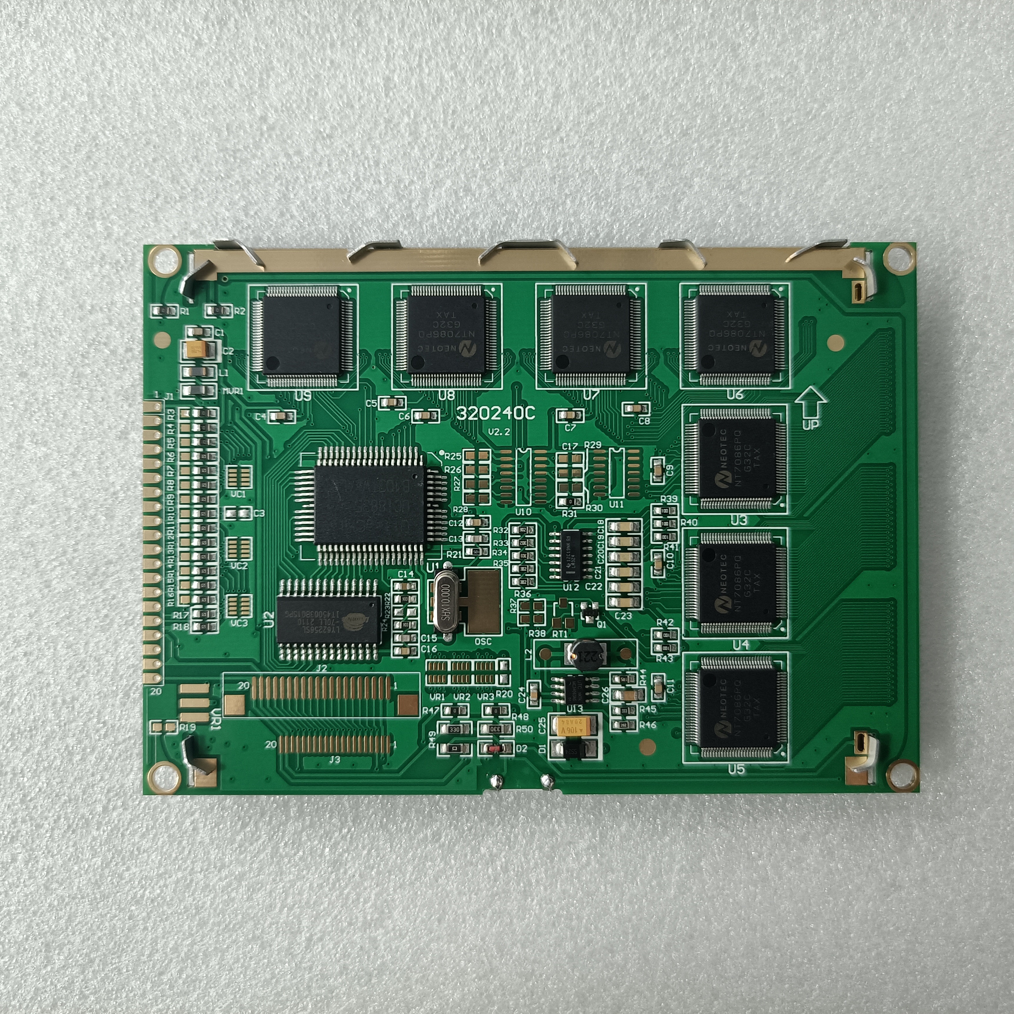 恒域威5.1寸医疗仪表检测仪模组-320240C灰白屏-户外高亮显示模块