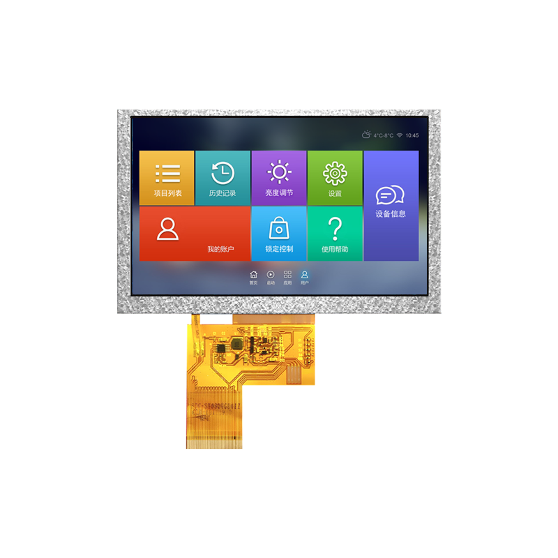 恒域威5寸TFT液晶显示屏 800*480分辨率 TN工控医疗设备显示屏