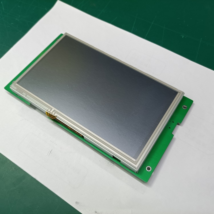 恒域威7寸串口电阻触摸屏 R232 R485 TTL电平通信TFT智能屏