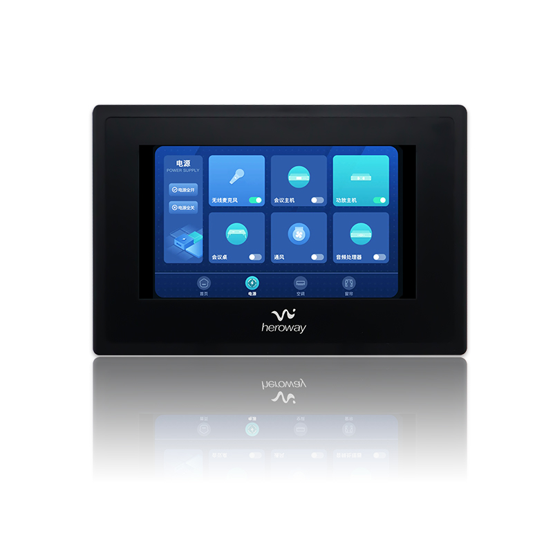 HYW070FF 带新版黑色外壳支持电容触摸 支持RS232/TTL/485通信 音频播放