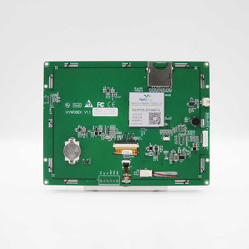 恒域威HYW056E串口液晶屏 5.6寸组态型串口彩屏工业等级带电阻触摸兼容迪文