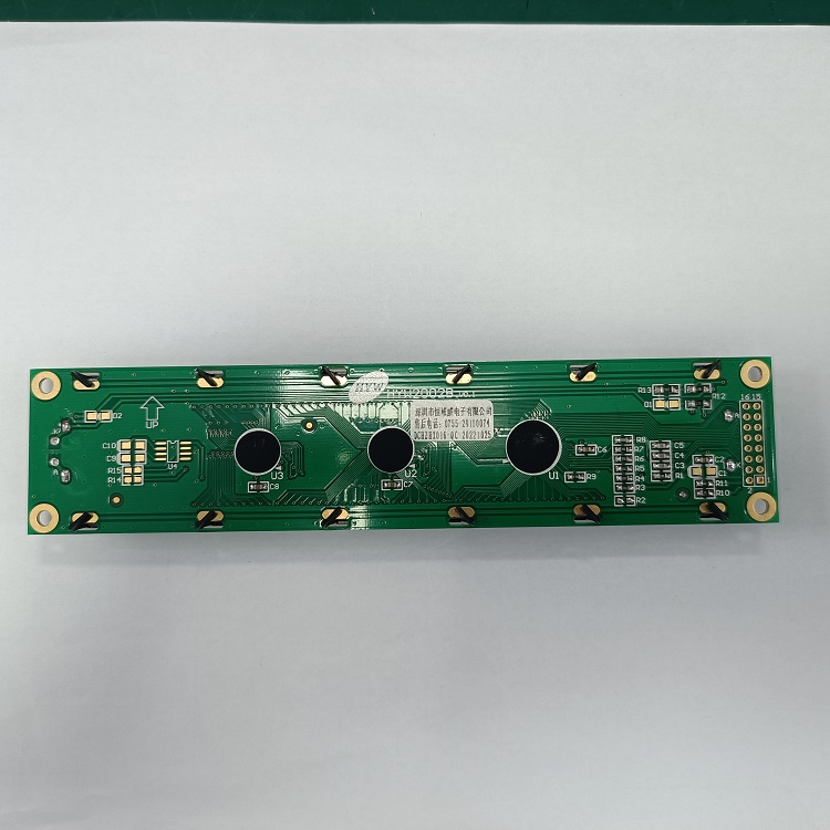 恒域威2002单色屏LCD 字符点阵工控模组 支持多种语言显示黄绿屏