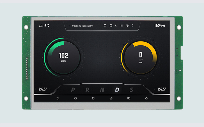HYW070F 无触摸 通信支持RS232/TTL/485 音频播放