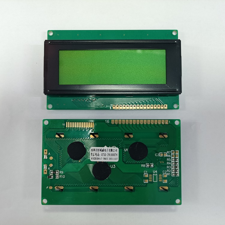 恒域威2004字符点阵屏-工控工业显示仪器模组-LCM液晶3D打印机设备模块