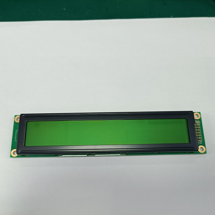 恒域威2002单色屏LCD 字符点阵工控模组 支持多种语言显示黄绿屏