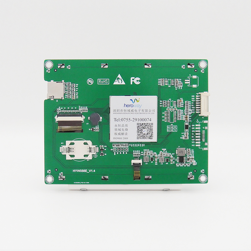 恒域威LCD液晶智能5.6寸串口屏带电阻触摸640*480分辨率TFT原装显示屏