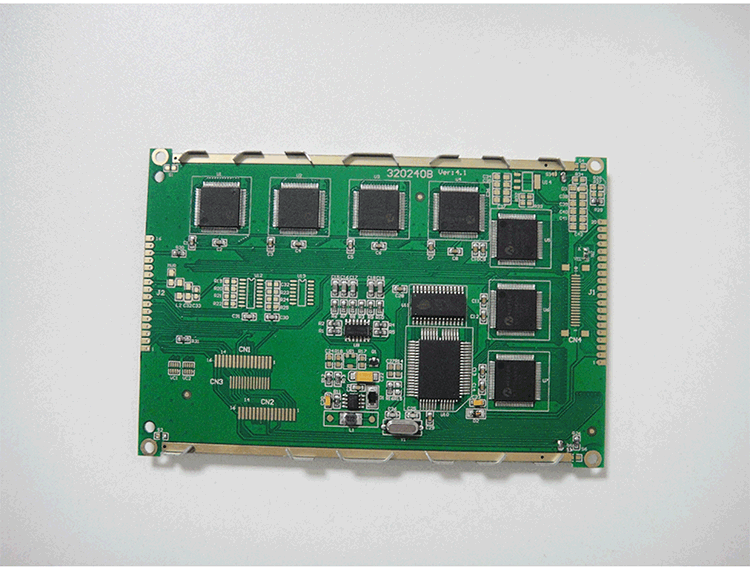 恒域威5.7寸320240B工业级单色点阵液晶显示屏 蓝底白字LCM模组