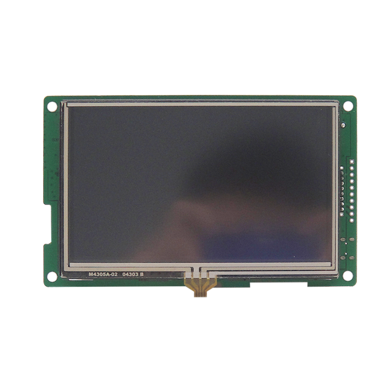 恒域威4.3寸串口电阻触摸HMI组态屏232工业显示屏LCD液晶模块