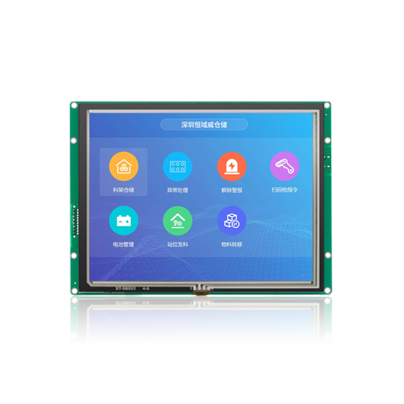 HYW080F 电阻触摸 通信支持RS232/TTL/485 音频播放