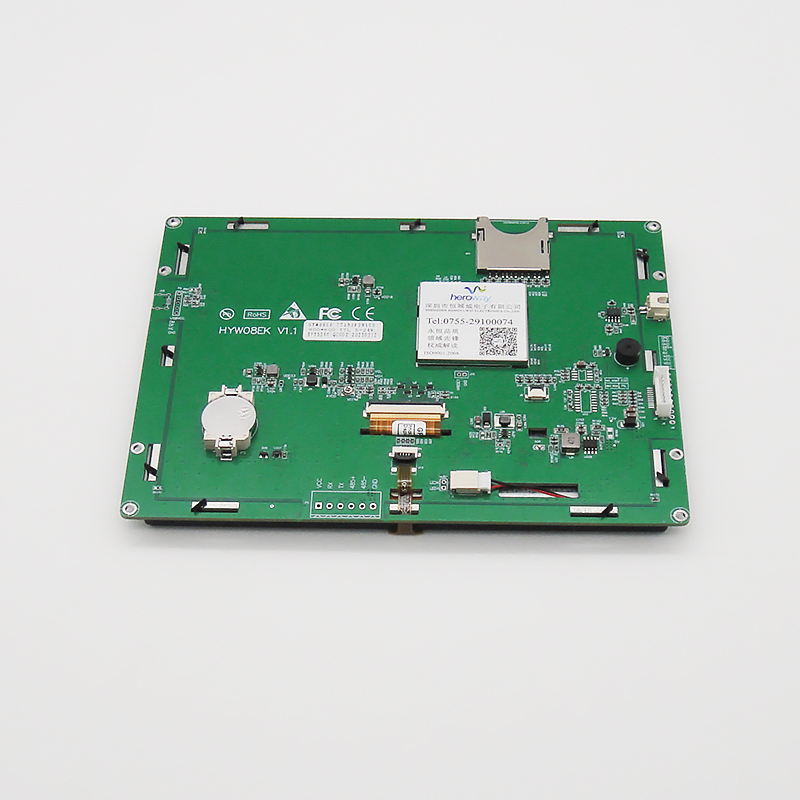 恒域威8寸高清液晶自动化家用车载机柜高亮 带电阻触摸一体HDMI工业监视器