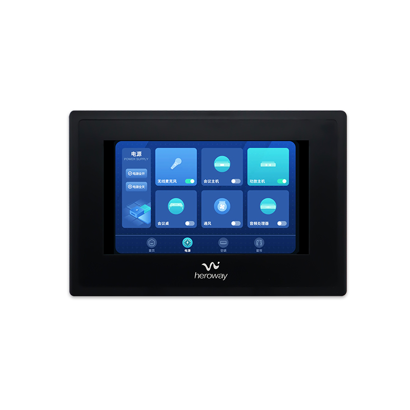 HYW070FF 带新版黑色外壳支持电容触摸 支持RS232/TTL/485通信 音频播放